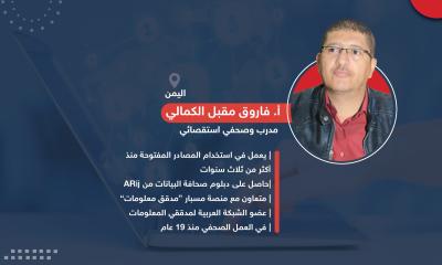 صحفي ومدرب استقصائي 
